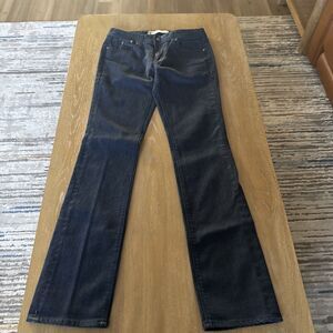 The Proportion of Blu Women's Blue Denim Button Fly Flared Jeans size 28 NWOT